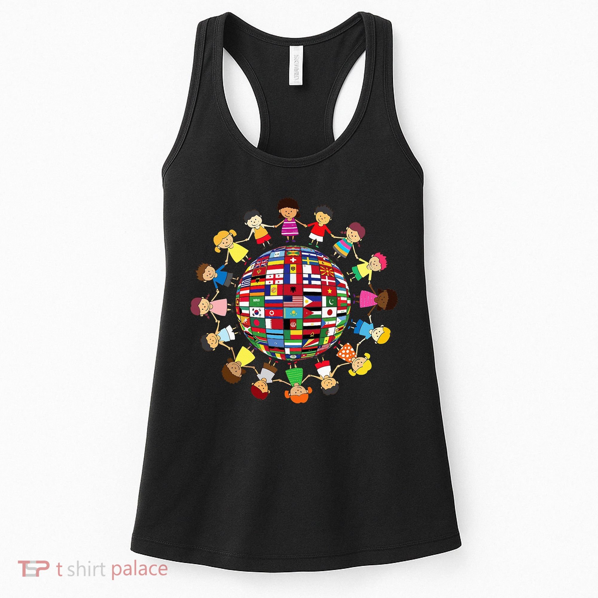 Flags Of The World Cultural Diversity Around The Globe Women's Tank Top
