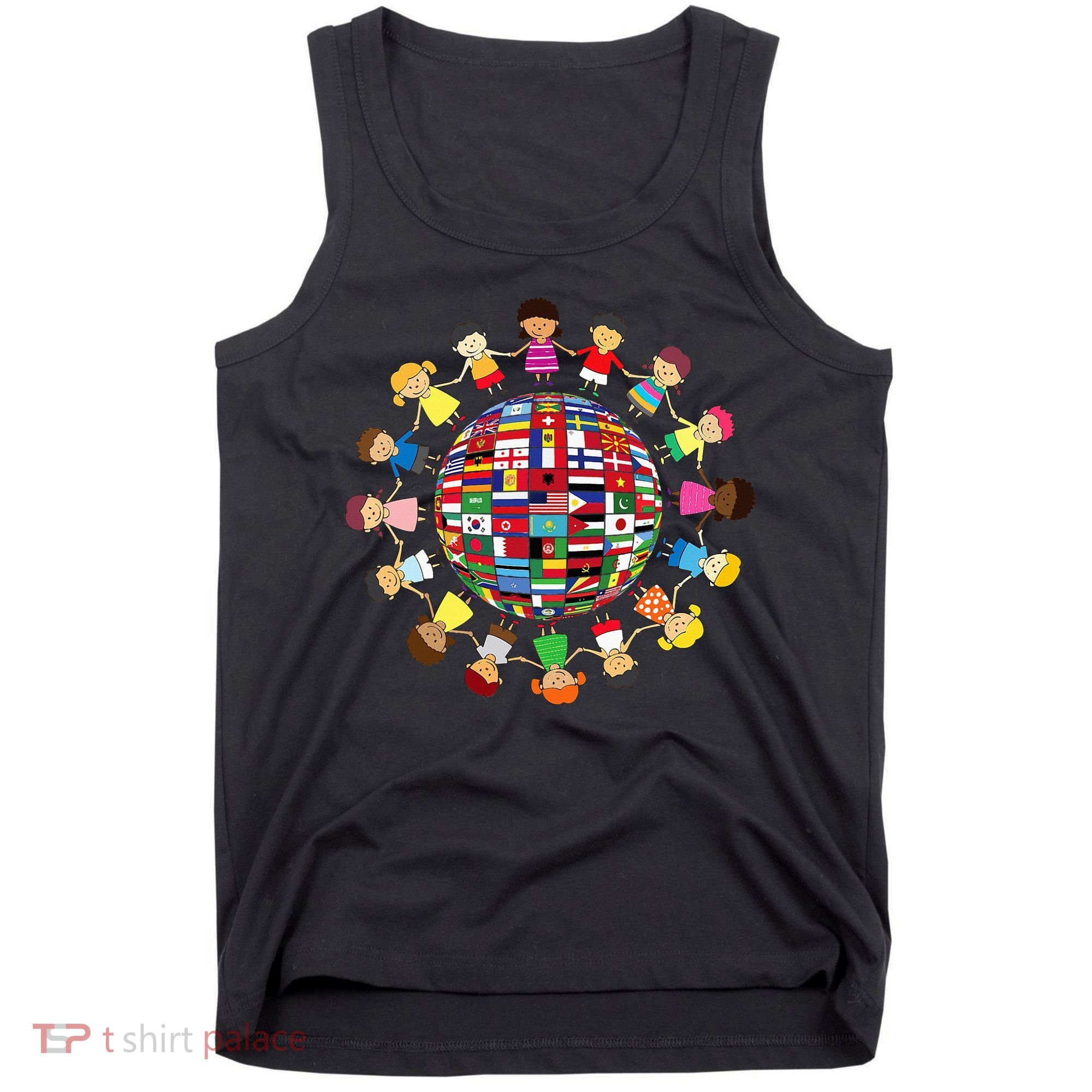 Flags Of The World Cultural Diversity Around The Globe Tank Top