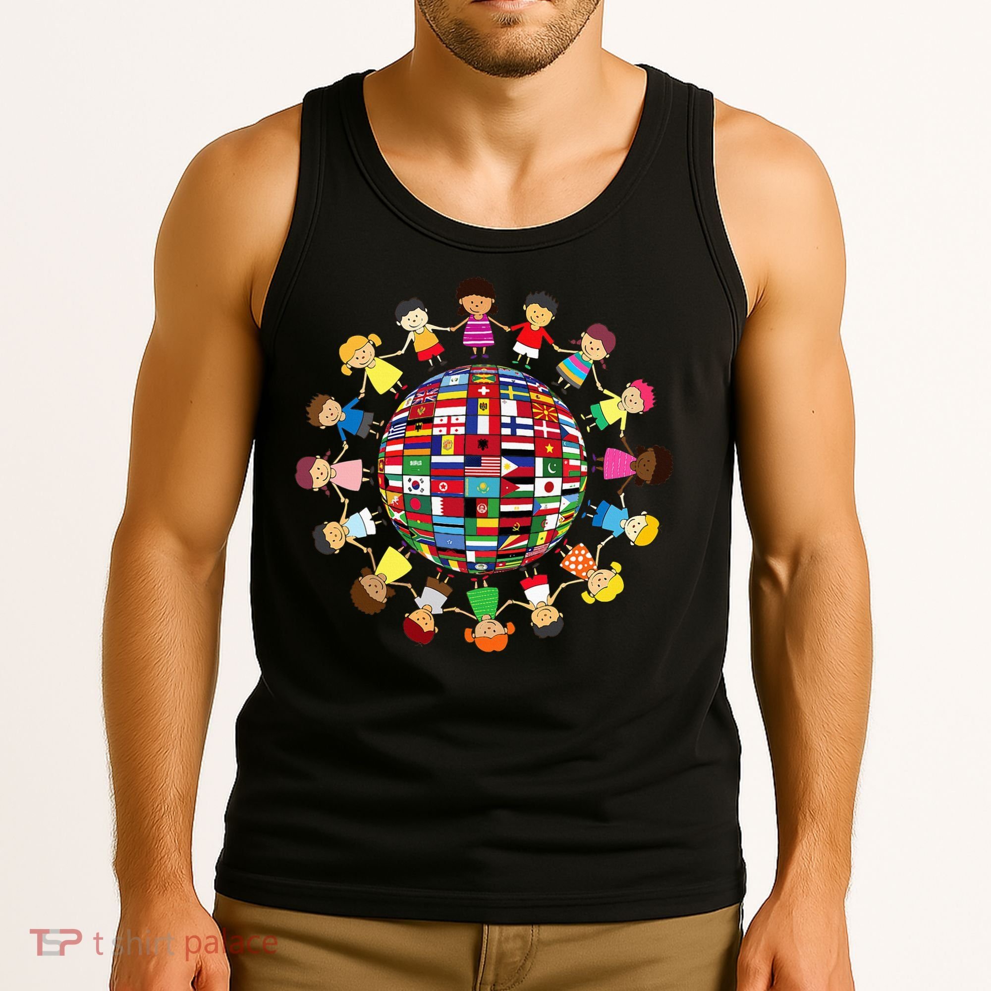 Flags Of The World Cultural Diversity Around The Globe Tank Top