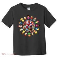 Flags Of The World Cultural Diversity Around The Globe Toddler T-Shirt thumb 0