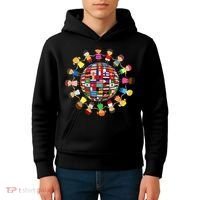 Flags Of The World Cultural Diversity Around The Globe Kids Hoodie thumb 4