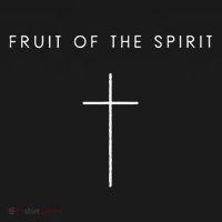 Fruit Of The Spirit Cross Minimalist Christian Religious Polo thumb 3