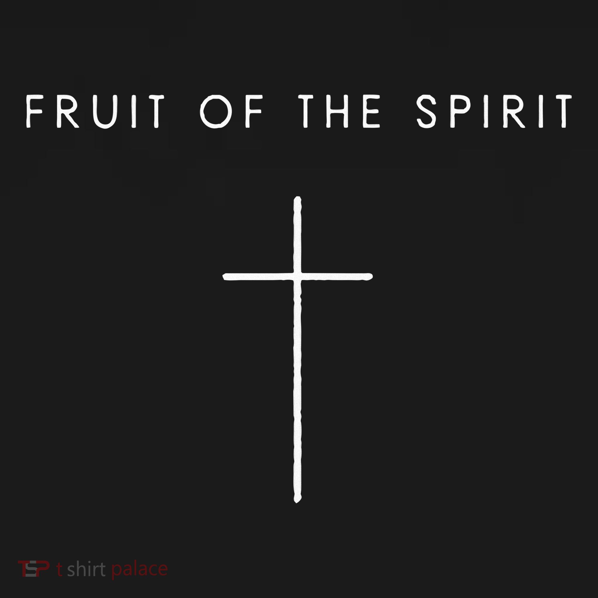Fruit Of The Spirit Cross Minimalist Christian Religious Women's Hoodie