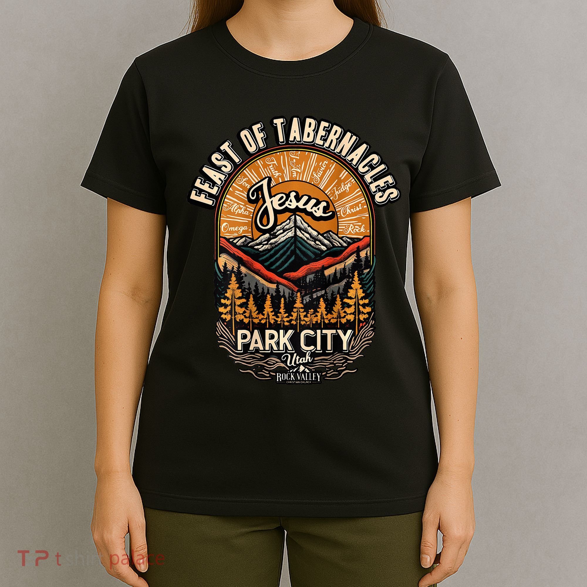 Feast Of Tabernacles Park City Utah Rock Valley Christian T-Shirt