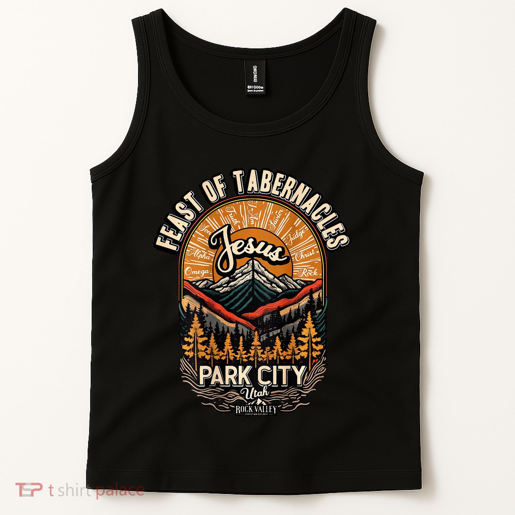 Feast Of Tabernacles Park City Utah Rock Valley Christian Tank Top