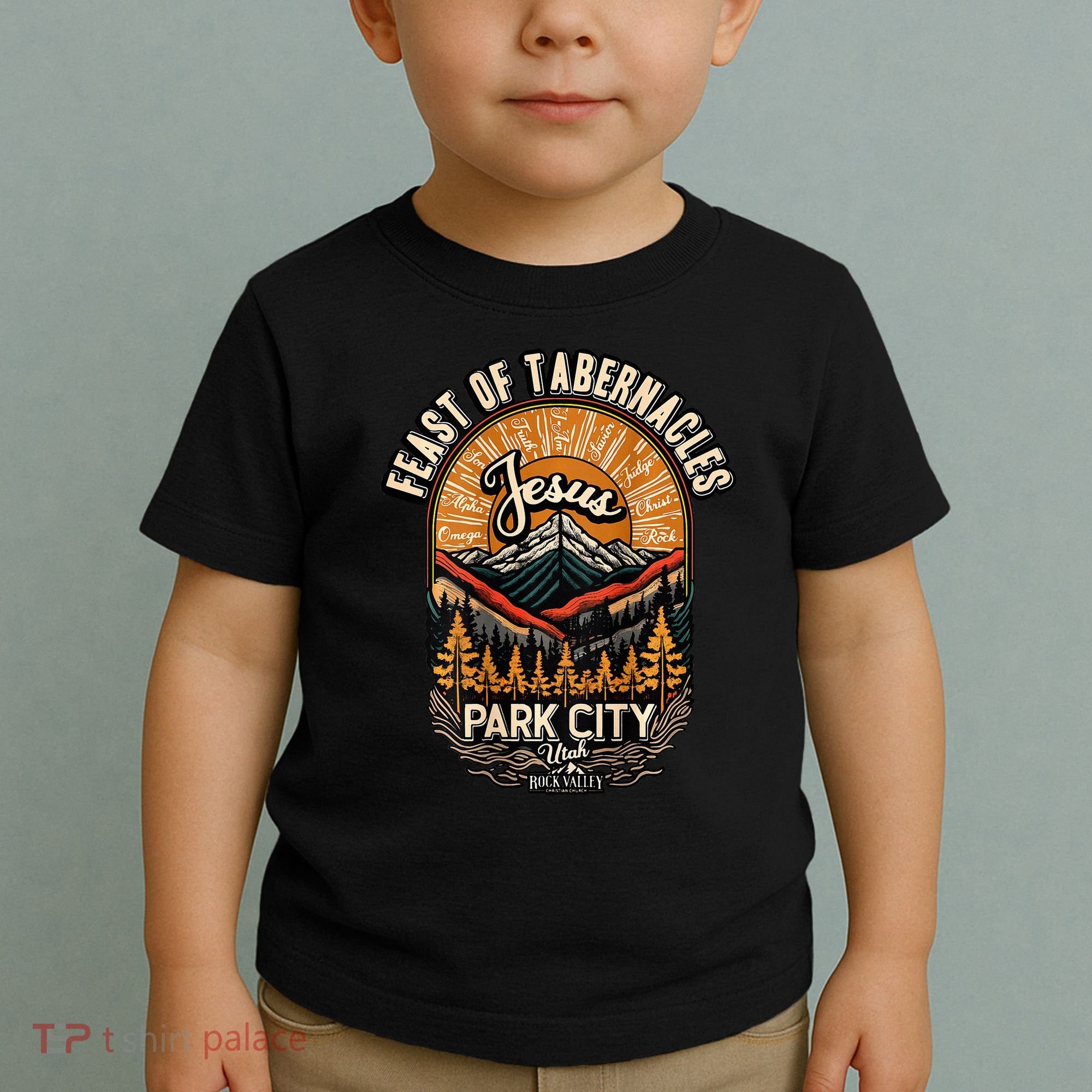 Feast Of Tabernacles Park City Utah Rock Valley Christian Toddler T-Shirt