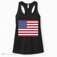 Flag of the United States USA American Women's Tank Top thumb 0