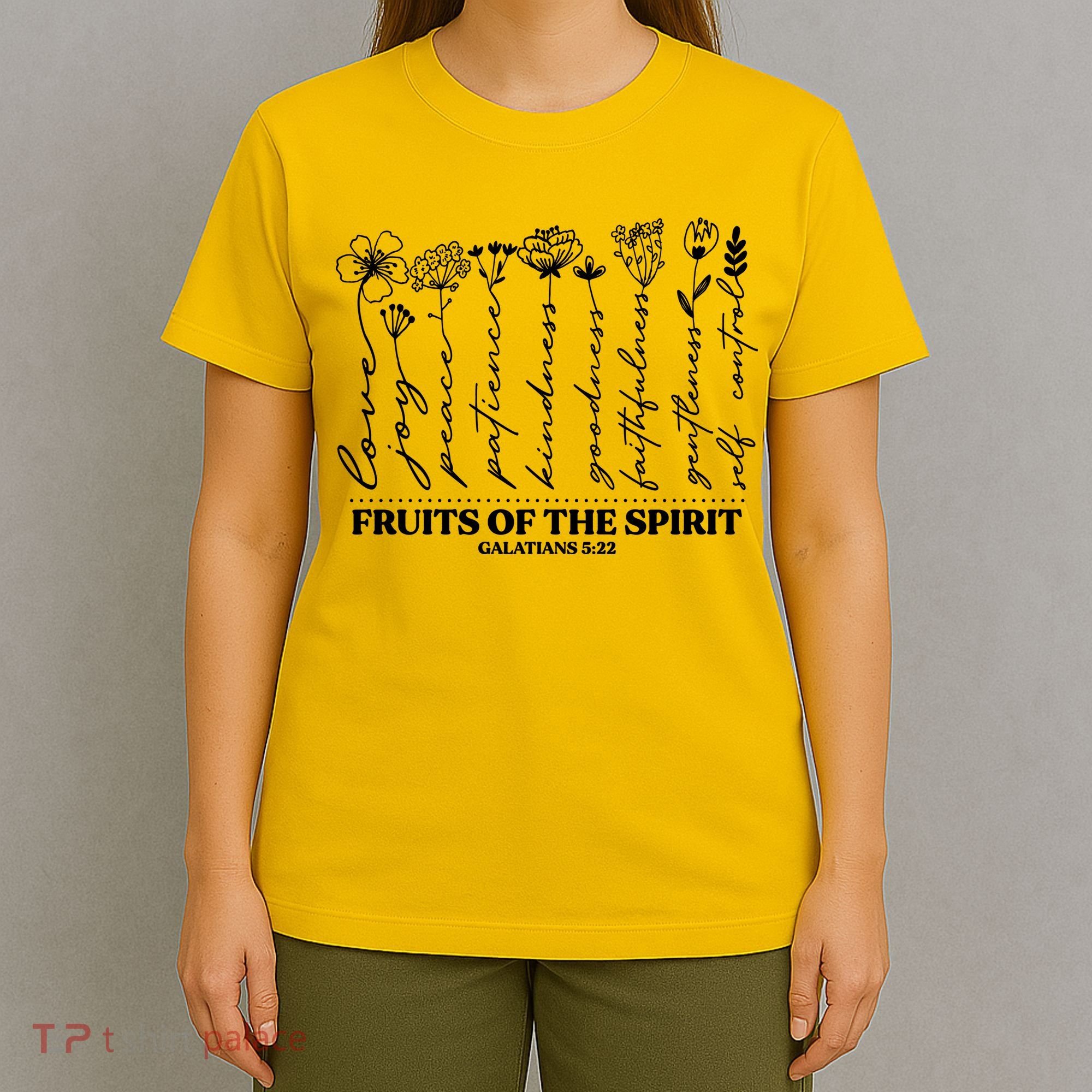 Fruits Of The Spirit Galatians 5:22 T-Shirt
