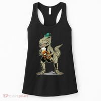 Funny Oktoberfest Tyrannosaurus Rex T Rex Dinosaur Women's Tank Top thumb 0