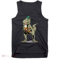 Funny Oktoberfest Tyrannosaurus Rex T Rex Dinosaur Tank Top thumb 0