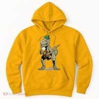 Funny Oktoberfest Tyrannosaurus Rex T Rex Dinosaur Hoodie thumb 0