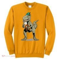 Funny Oktoberfest Tyrannosaurus Rex T Rex Dinosaur Sweatshirt thumb 0