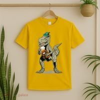 Funny Oktoberfest Tyrannosaurus Rex T Rex Dinosaur T-Shirt thumb 2