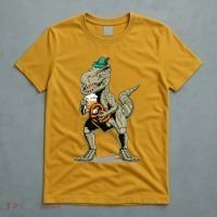 Funny Oktoberfest Tyrannosaurus Rex T Rex Dinosaur T-Shirt thumb 5