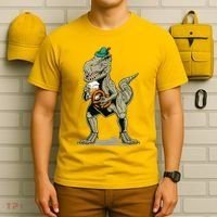 Funny Oktoberfest Tyrannosaurus Rex T Rex Dinosaur T-Shirt thumb 6