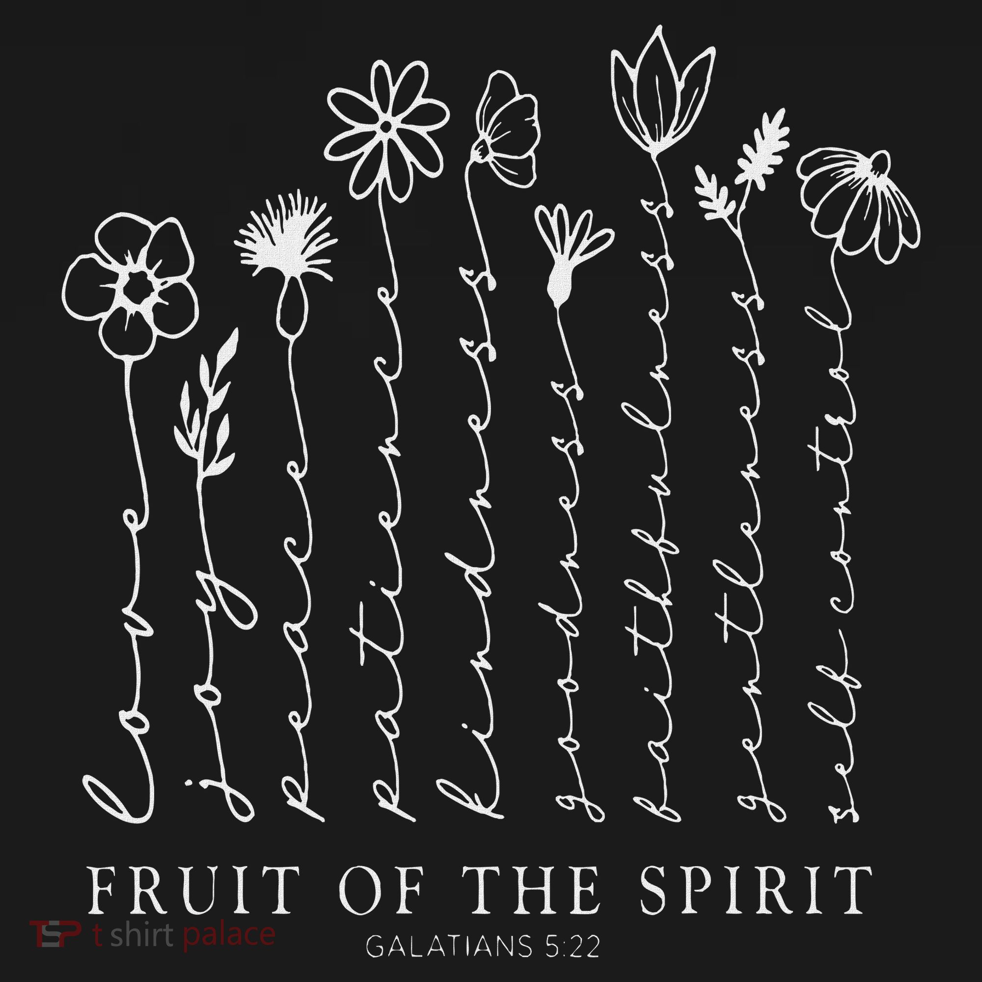 Fruit Of The Spirit Floral Women's Hoodie