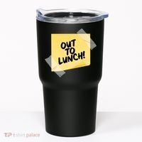 Funny Out To Lunch Taped Note Tumbler thumb 0