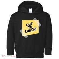 Funny Out To Lunch Taped Note Toddler Hoodie thumb 0