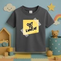 Funny Out To Lunch Taped Note Toddler T-Shirt thumb 3