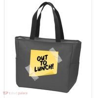 Funny Out To Lunch Taped Note Tote Bag thumb 3