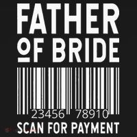 Father Of The Bride Scan For Wedding Marriage Bride Dad Visor thumb 3