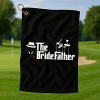 Father Of The Bride The Bridefather Golf Towel thumb 1