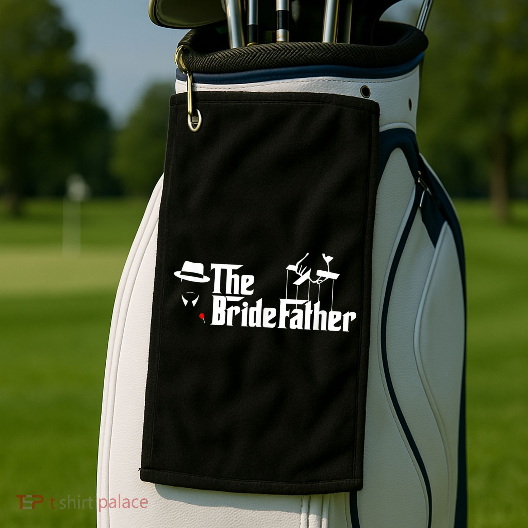 Father Of The Bride The Bridefather Golf Towel