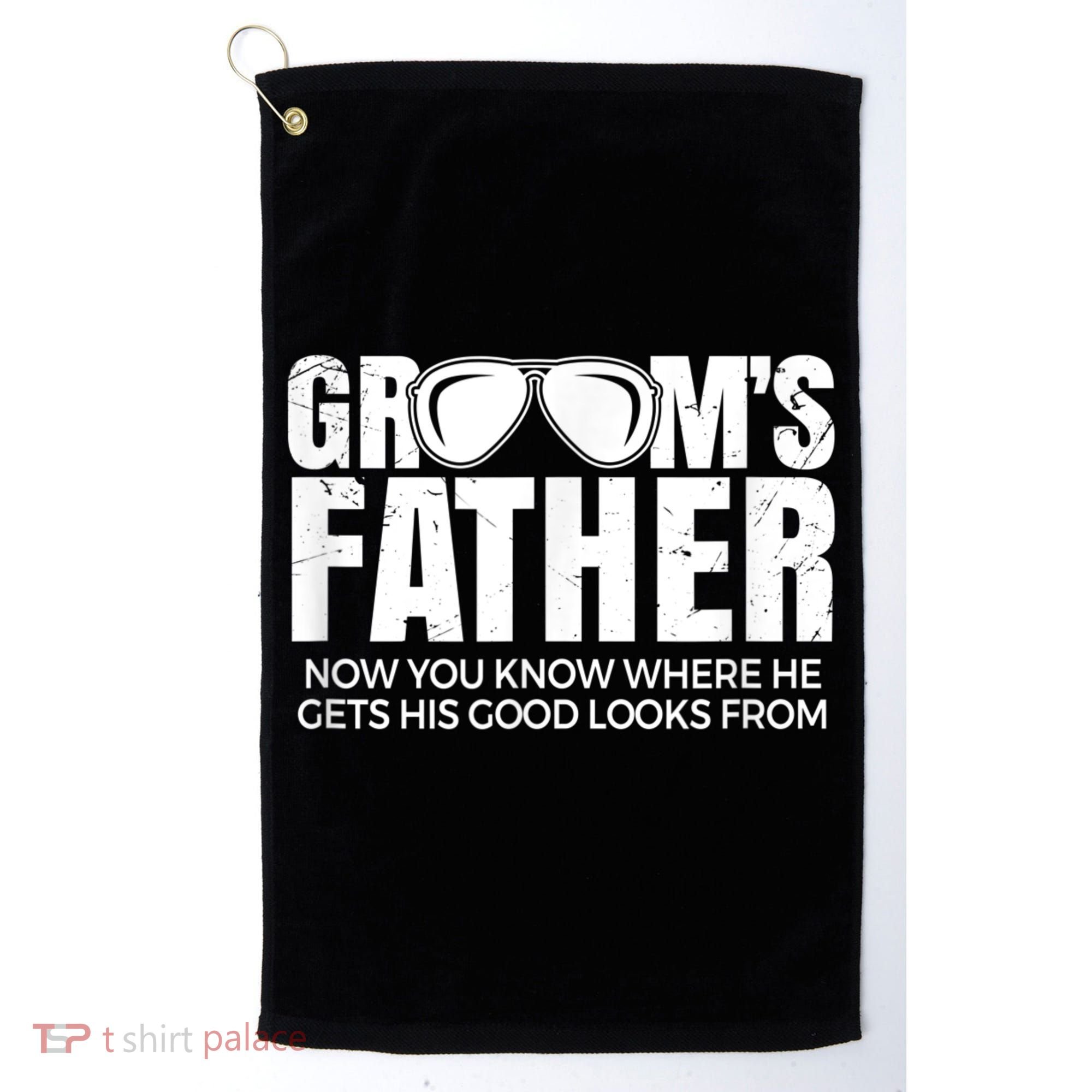 Father Of The Groom Golf Towel