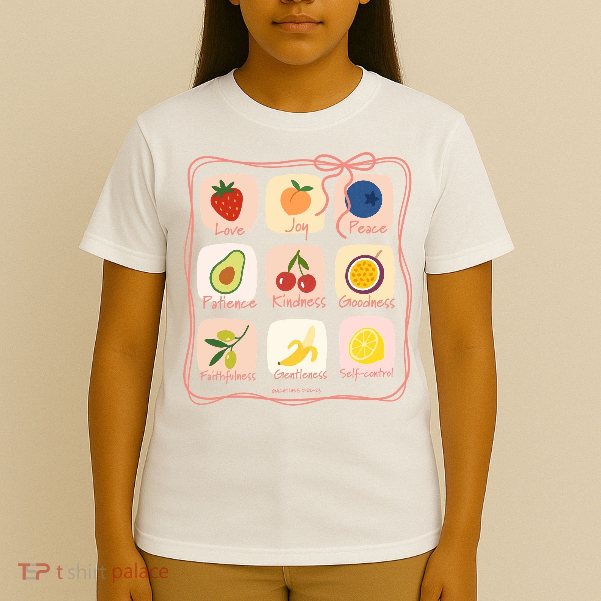 Fruit Of The Spirit Bible Christian Faith Quote T-Shirt