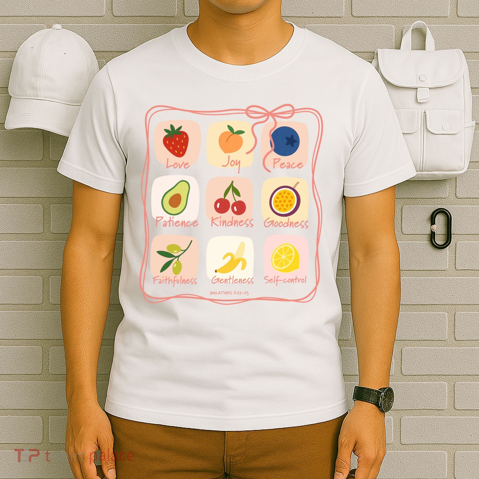 Fruit Of The Spirit Bible Christian Faith Quote T-Shirt