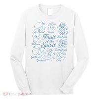 Fruit Of The Spirit Doodle Christian Long Sleeve Shirt thumb 0
