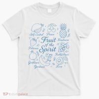 Fruit Of The Spirit Doodle Christian T-Shirt thumb 0