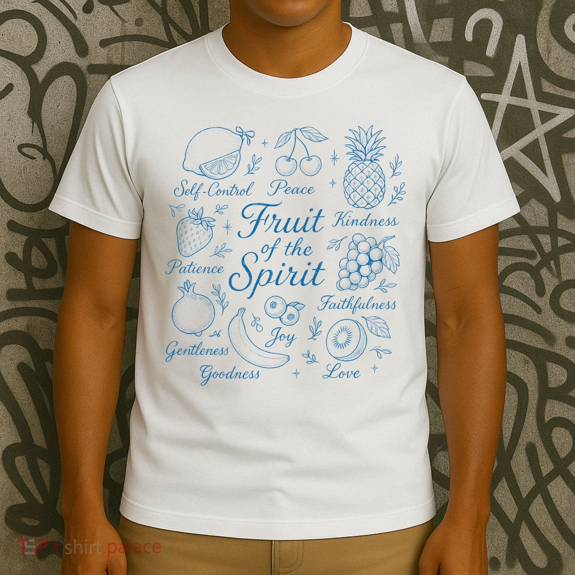 Fruit Of The Spirit Doodle Christian T-Shirt