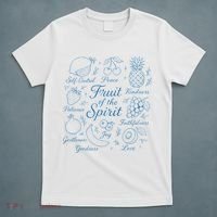Fruit Of The Spirit Doodle Christian T-Shirt thumb 5
