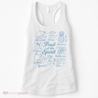 Fruit Of The Spirit Doodle Christian Women's Tank Top thumb 0