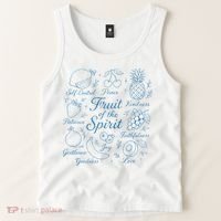 Fruit Of The Spirit Doodle Christian Tank Top thumb 2