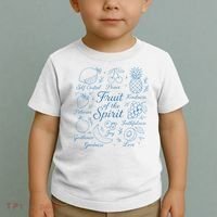 Fruit Of The Spirit Doodle Christian Toddler T-Shirt thumb 2