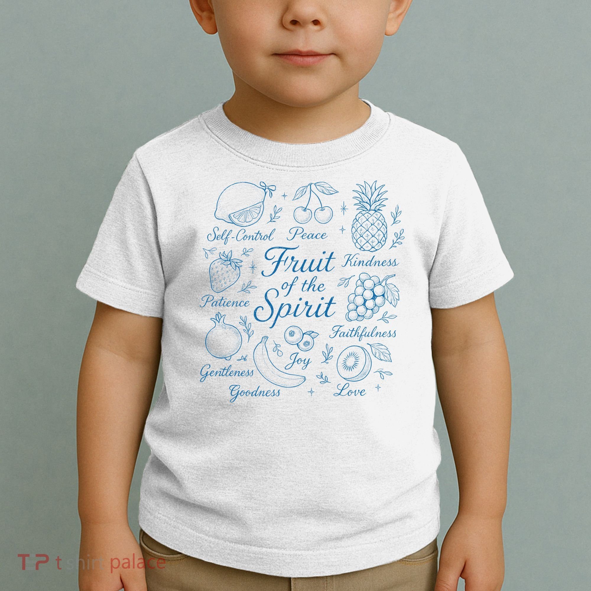 Fruit Of The Spirit Doodle Christian Toddler T-Shirt