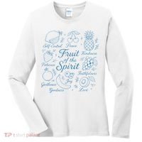 Fruit Of The Spirit Doodle Christian Women's Long Sleeve Shirt thumb 0