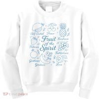 Fruit Of The Spirit Doodle Christian Kids Sweatshirt thumb 0