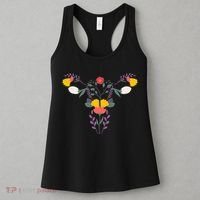 Floral Ovary Uterus Flower Vagina Rights Feminist Women's Tank Top thumb 3