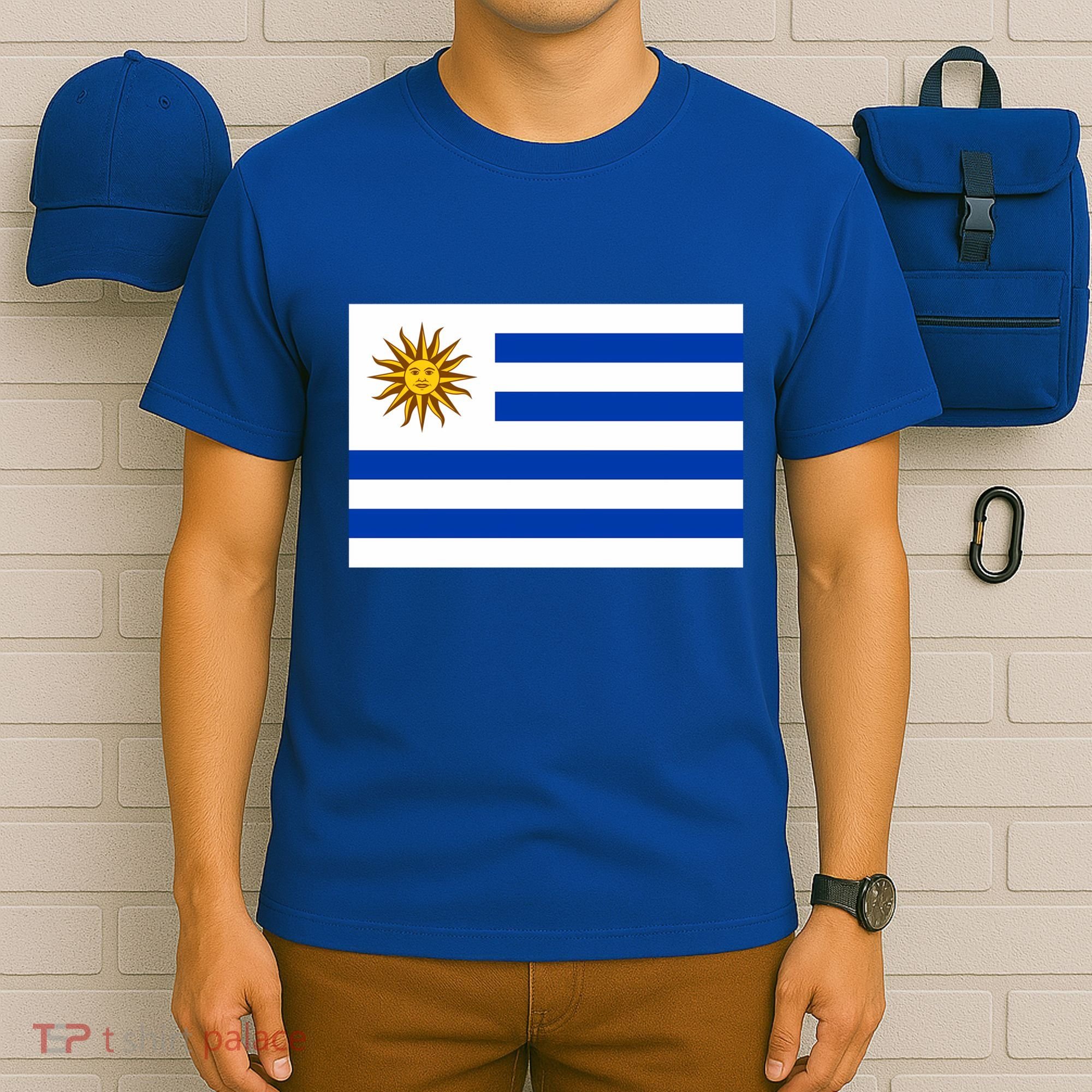 Flag Of Uruguay Proud Patriot Souvenir Patriotic National Gift T-Shirt