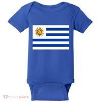 Flag Of Uruguay Proud Patriot Souvenir Patriotic National Gift Baby Bodysuit thumb 0
