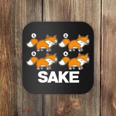 Four Fox Sake Coaster