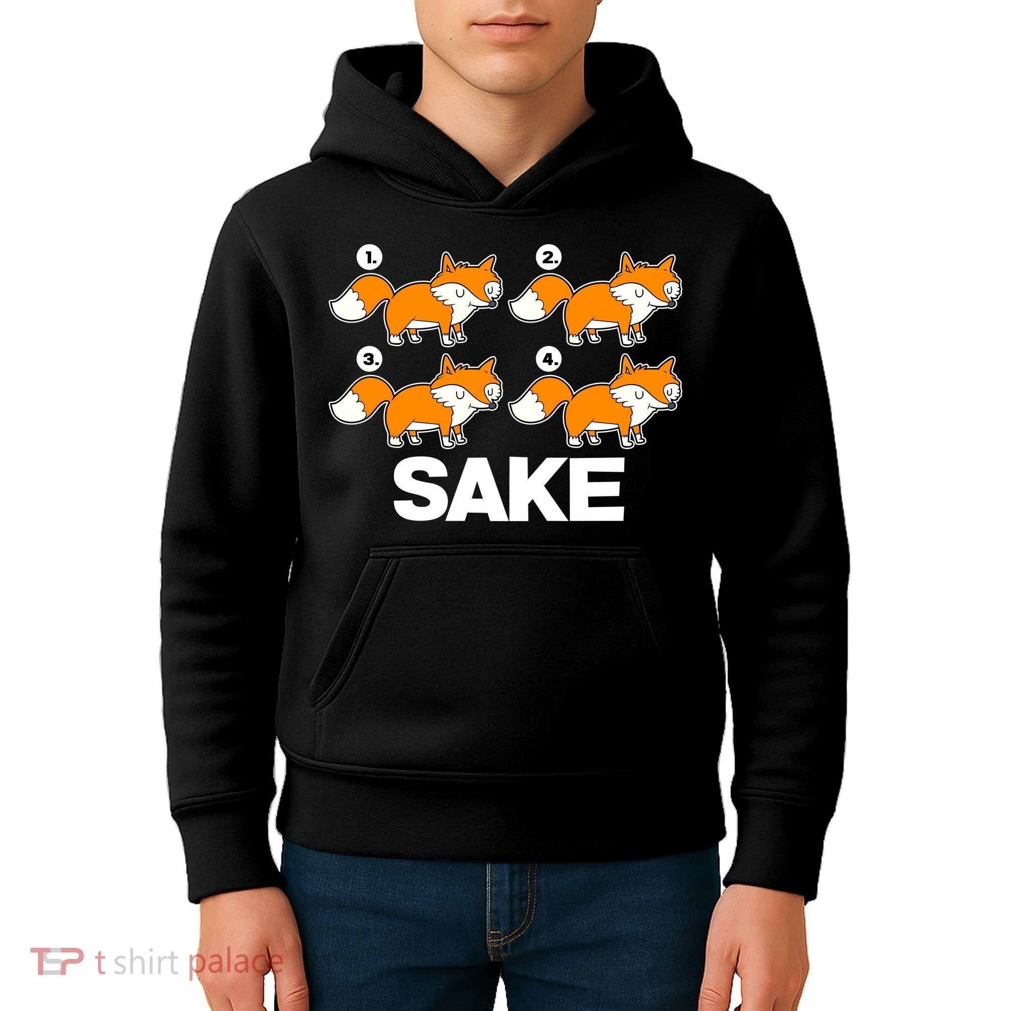 Four Fox Sake Kids Hoodie