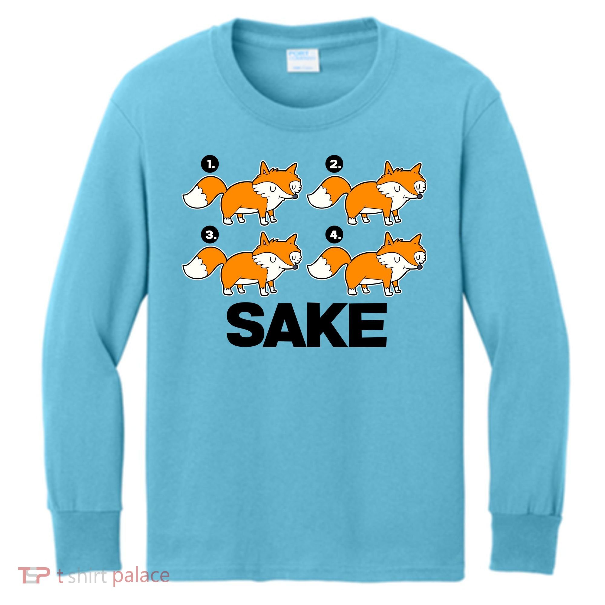 Four Fox Sake Kids Long Sleeve Shirt