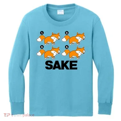 Four Fox Sake Kids Long Sleeve Shirt