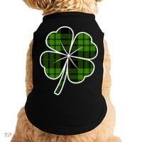 Four Leaf Clover Plaid Doggie Tank thumb 0