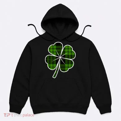 Four Leaf Clover Plaid Hoodie