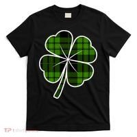 Four Leaf Clover Plaid T-Shirt thumb 0